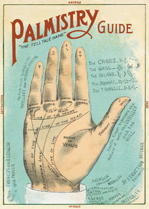 Plakat w stylu vintage Palmistry